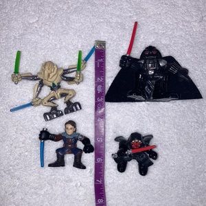Hasbro Star Wars galactic heroes Luke skywalker, darth Vader,  greivious